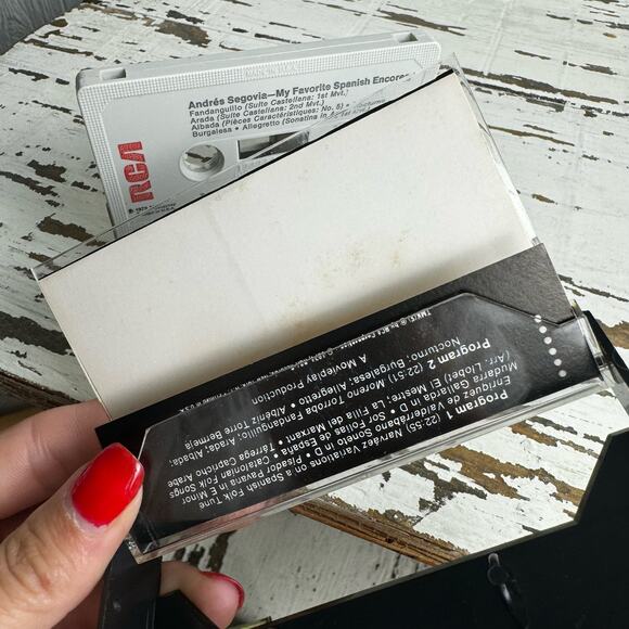 Andres Segovia My Favorite Spanish Encores 1973 Cassette Tape Vintage Classical - Picture 6 of 6